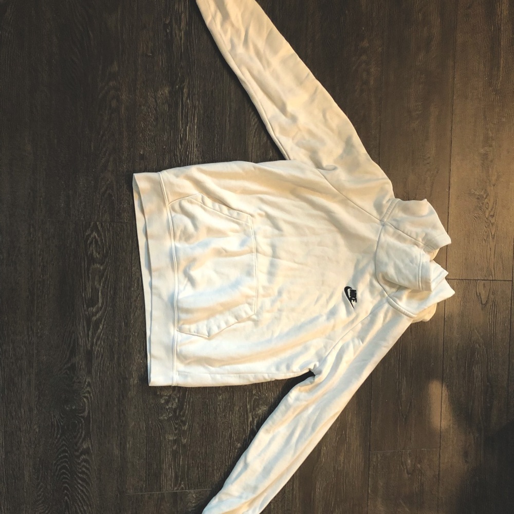 White Nike hoodie